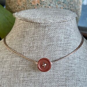 Grunge Button Choker